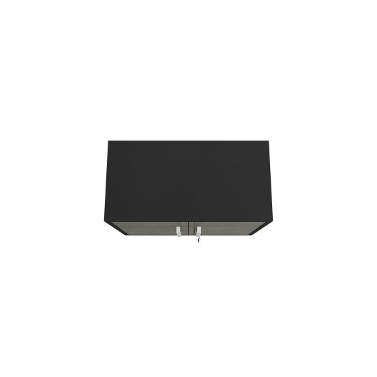 Eiffel Floating Garage Cabinet in Matte Black and Grey (Set of 2)