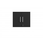 Eiffel Floating Garage Cabinet in Matte Black (Set of 3)