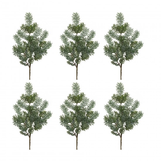 Pine Spray (Set Of 6) 34.5"H Plastic