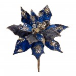 Poinsettia Stem (Set Of 6) 30" Velvet