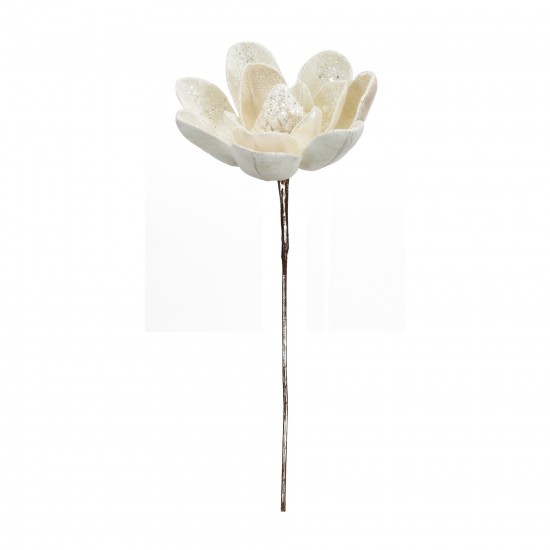 Magnolia Stem (Set Of 6) 20"H Velvet, White