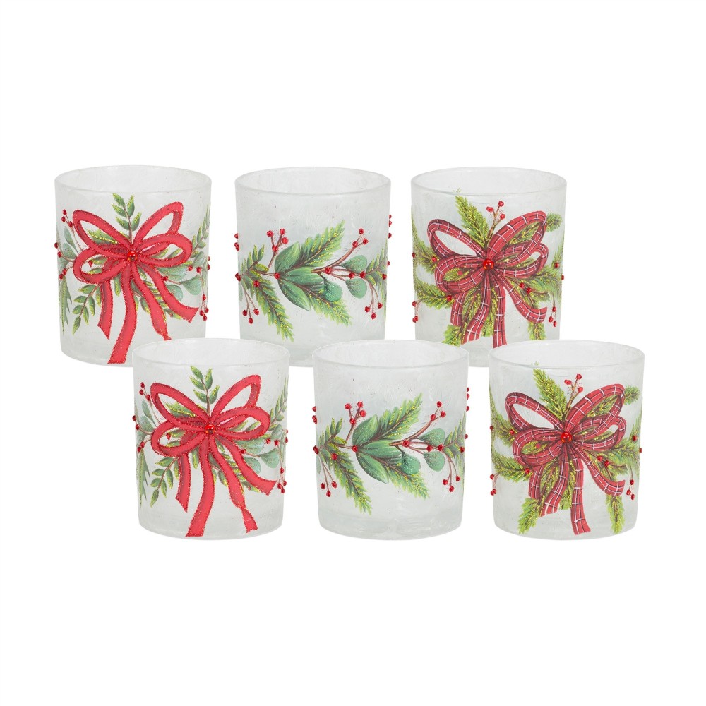 Votive Holder (Set Of 6) 3"D x 3.25"H Glass