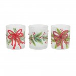 Votive Holder (Set Of 6) 3"D x 3.25"H Glass