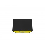 Eiffel Mobile Garage Cabinet in Matte Black and Yellow (Set of 2)