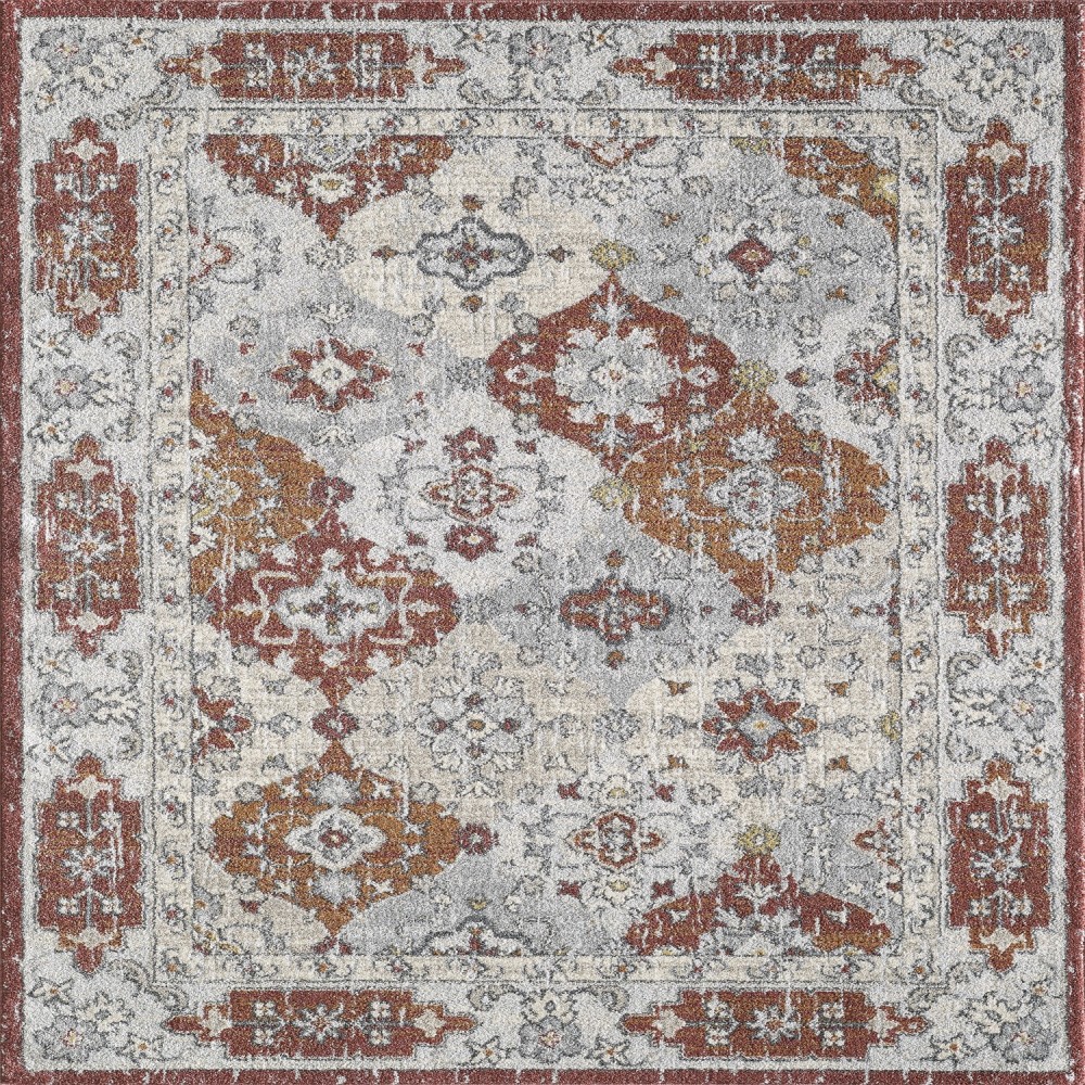 Totti Mosaic Multicolor 9x12 Oriental Rug