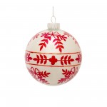 Ornament (Set Of 6) 4.75"H, 4.75"H, 6"H Glass