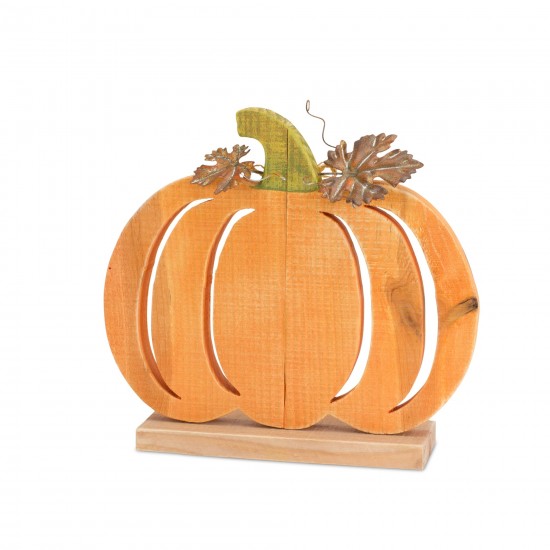 Pumpkin (Set Of 3) 6.75"H, 9.75"H, 11.75"H Wood