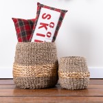 Basket (Set Of 2) 16.25"D x 14.5"H, 18"D x 17"H Seagrass