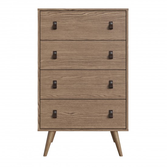 Amber Double Wide and Tall Dresser - Set of 2 in Nature