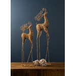 Deer (Set Of 2) 24.5"H, 32.75"H Metal