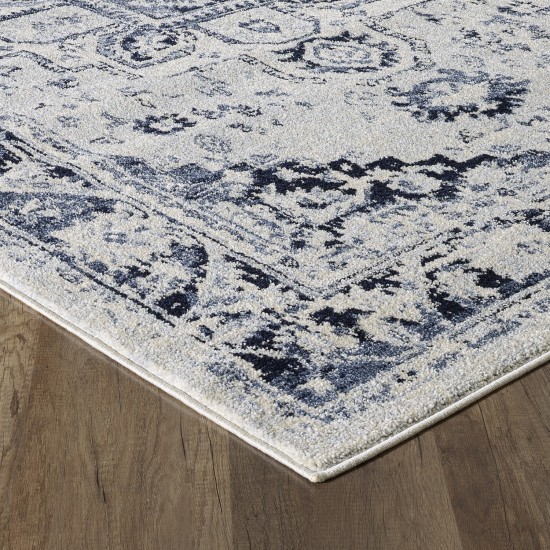 Totti Capricorn Navy/Cream 3x5 Oriental Rug