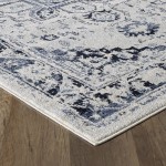 Totti Capricorn Navy/Cream 5x7 Oriental Rug