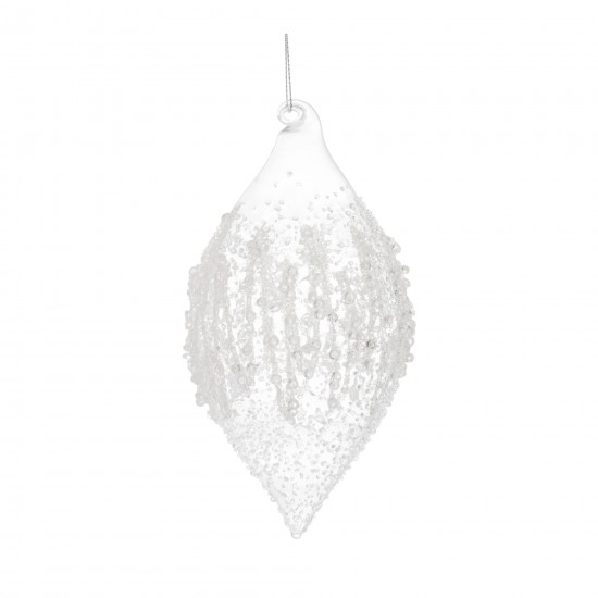 Ornament (Set Of 6) 5"H, 6.25"H Glass