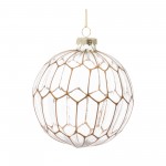 Ball Ornament (Set Of 6) 4"D Glass