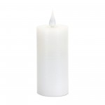 Led Candle 1.75"D x 4"H Wax/Plastic 2 Aa Batteries Not Included, White