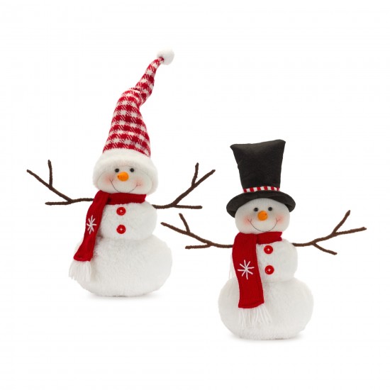 Snowman (Set Of 4) 17"H, 24"H Polyester