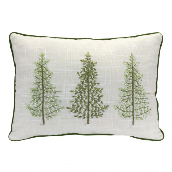 Tree Pillow 19.5"L x 12.5"H Polyester