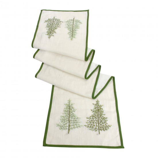 Tree Table Runner 72"L x 13"W Polyester