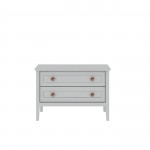 Crown Bachelor Dresser in White