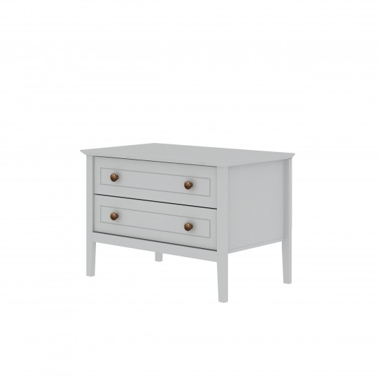 Crown Bachelor Dresser in White