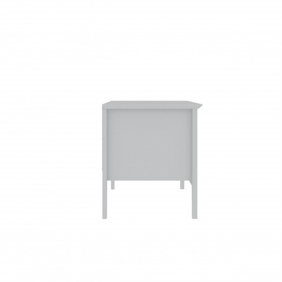 Crown Bachelor Dresser in White