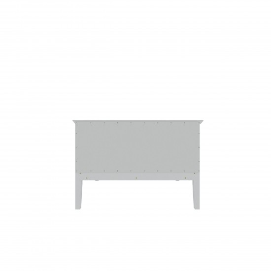 Crown Bachelor Dresser in White