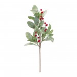 Mistletoe Spray W/Berries (Set Of 6) 18.5"H Fabric