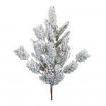 Snowy Mix Pine Spray (Set Of 6) 32"H Plastic