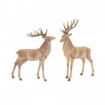 Deer (Set Of 2) 13.5"H, 14.75"H Resin