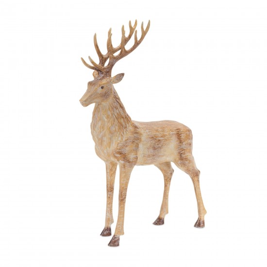 Deer (Set Of 2) 13.5"H, 14.75"H Resin