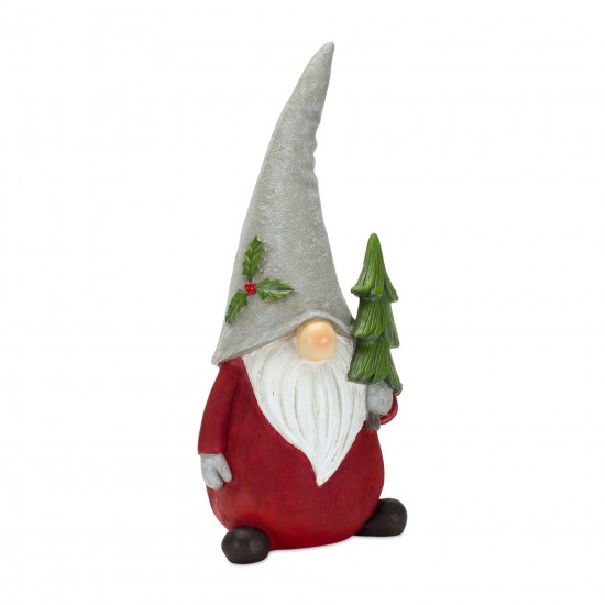 Gnome (Set Of 2) 8"H, 10.75"H Resin