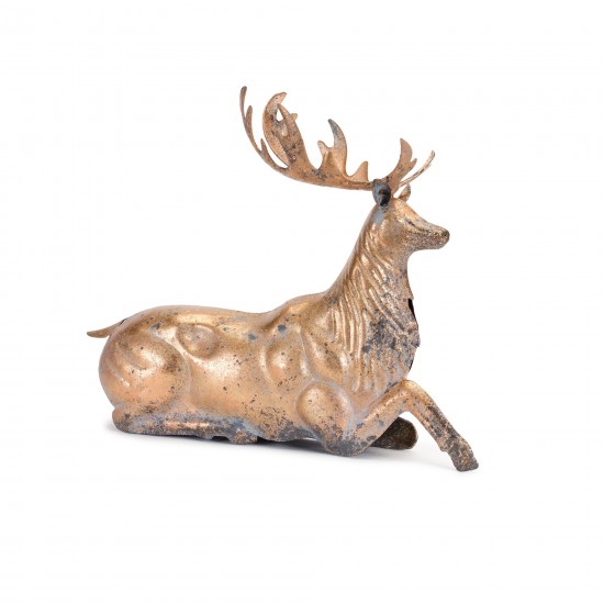 Deer (Set Of 4) 16.5"L x 14"H, 13"L x 22"H Metal