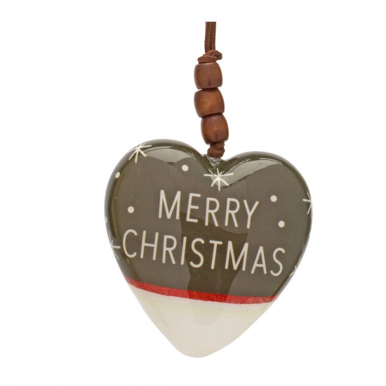 Heart Ornament (Set Of 12) 4.75"H Foam