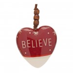 Heart Ornament (Set Of 12) 4.75"H Foam