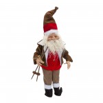 Santa (Set Of 2) 25.25"H Polyester/Resin