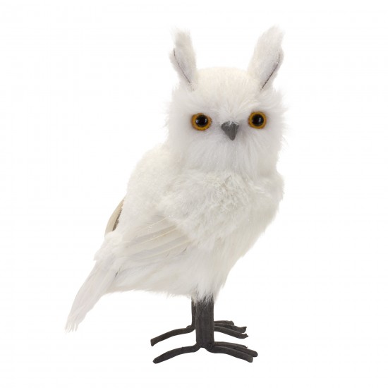 White Owl (Set Of 4) 8.75"H, 10.5"H Foam