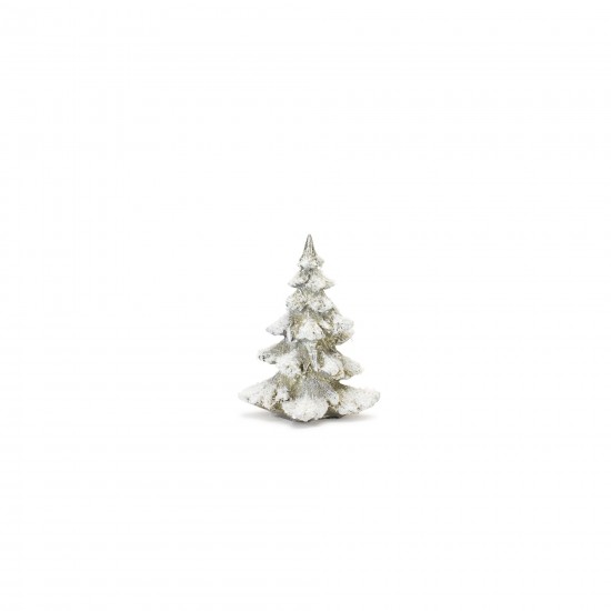 Tree (Set Of 4) 6.5"H, 9"H, 13.25"H, 18"H Resin, Silver