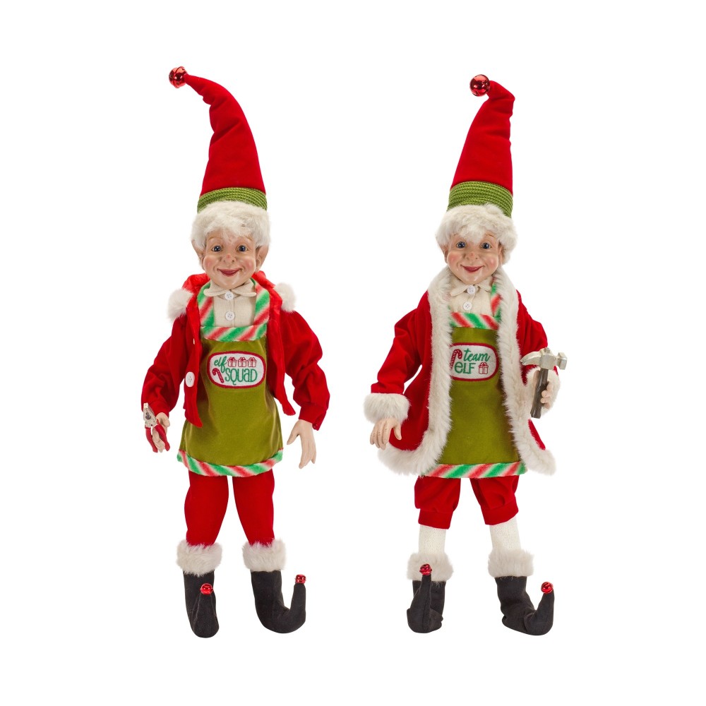 Elf (Set Of 2) 23.25"H Polyester/Resin