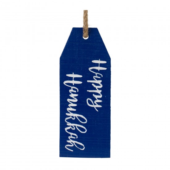 Hanukkah Tag Ornament (Set Of 6) 5"H, 5"H, 7"H Resin