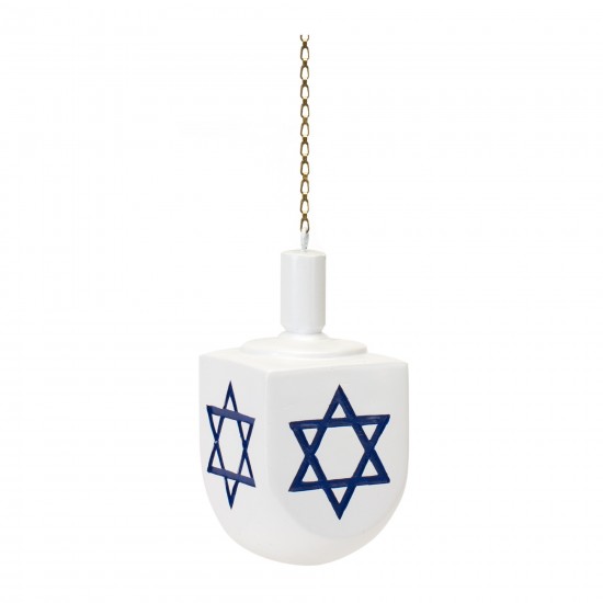 Hanukkah Dreidel Ornament (Set Of 12) 4.5"H Resin