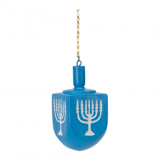 Hanukkah Dreidel Ornament (Set Of 12) 4.5"H Resin