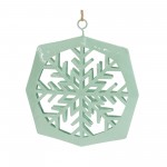 Snowflake Ornament (Set Of 8) 7.5"H Metal