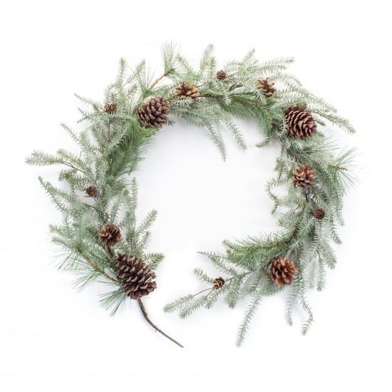 Pine Garland (Set Of 2) 64"L Plastic