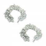 Magnolia Leaf Garland (Set Of 2) 5'L Polyester