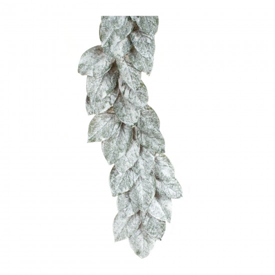 Magnolia Leaf Garland (Set Of 2) 5'L Polyester