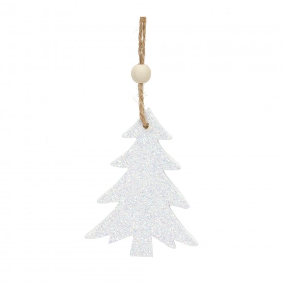 Tree Ornament (Set Of 9) 3"H Wood