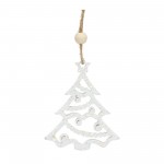 Tree Ornament (Set Of 9) 3"H Wood