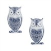 Owl (Set Of 2) 7"H Resin