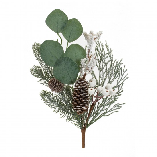 Pine And Eucalyptus Pick (Set Of 6) 14.5"H Plastic