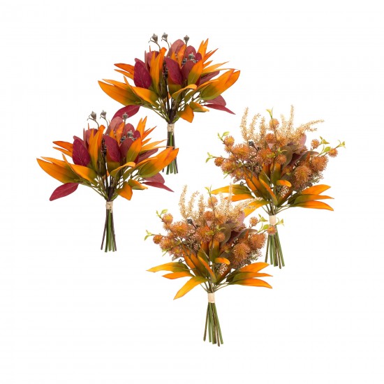 Fall Bundle (Set Of 4) 14.5"H, 16.5"H Polyester